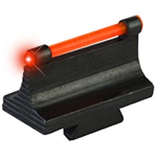 Truglo Front Sight 3/8 Dovetail Red Fiber Optic Ramp for Rifle
