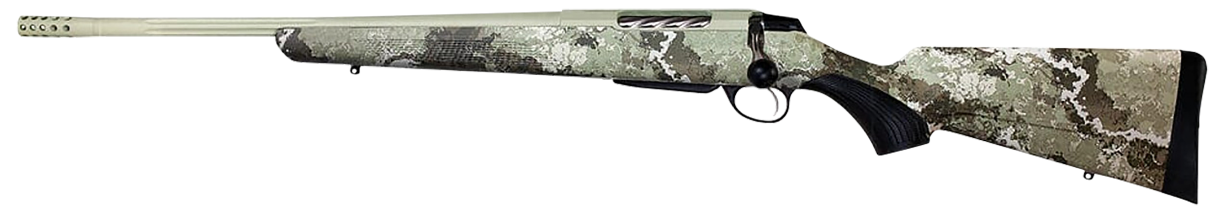 Tikka T3x Lite 270 Winchester 22.4in 3rd Fluted Threaded Desert Verde Cerakote Veil Alpine