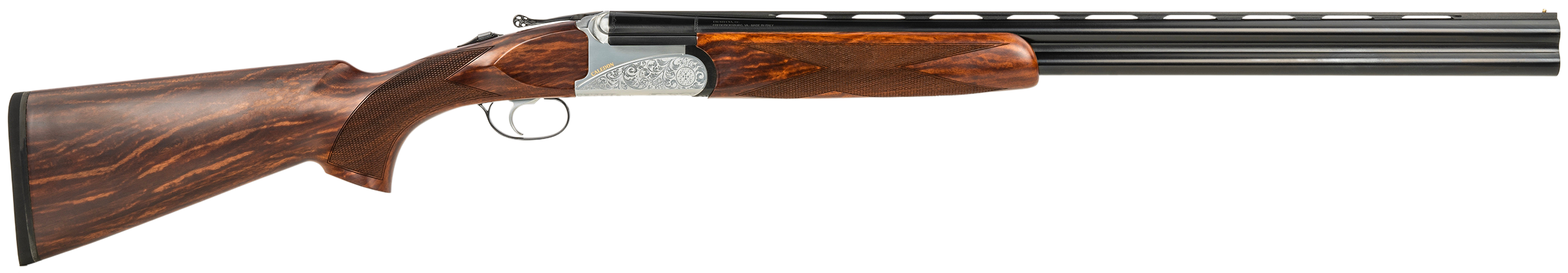 Fausti Usa Caledon 16GA, 28in. Barrel, 2rd, Wood Stock & Forend - Gray (15602)