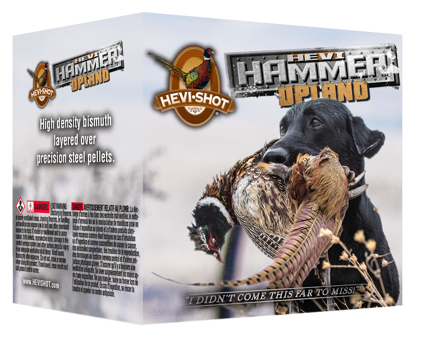 HEVI-Shot HS29103 HEVI-Hammer Upland 12Gauge 2.75" 1 1/4oz Steel/Bismuth 3Shot 25 Rounds