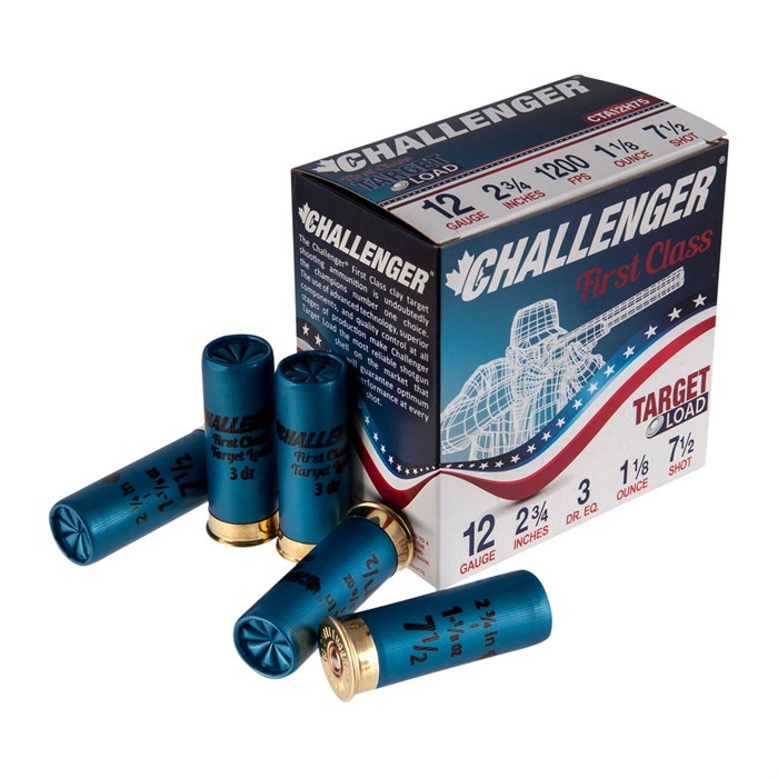 12 GAUGE 2-3/4'' 1-1/8 OZ #7.5 SHOT 250/CASE (CTA12H75)