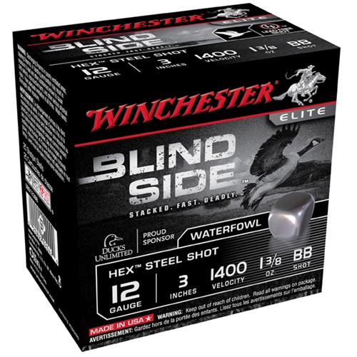 Winchester Blind Side 12 Gauge Bb Shot 602 Grain 100 Rounds
