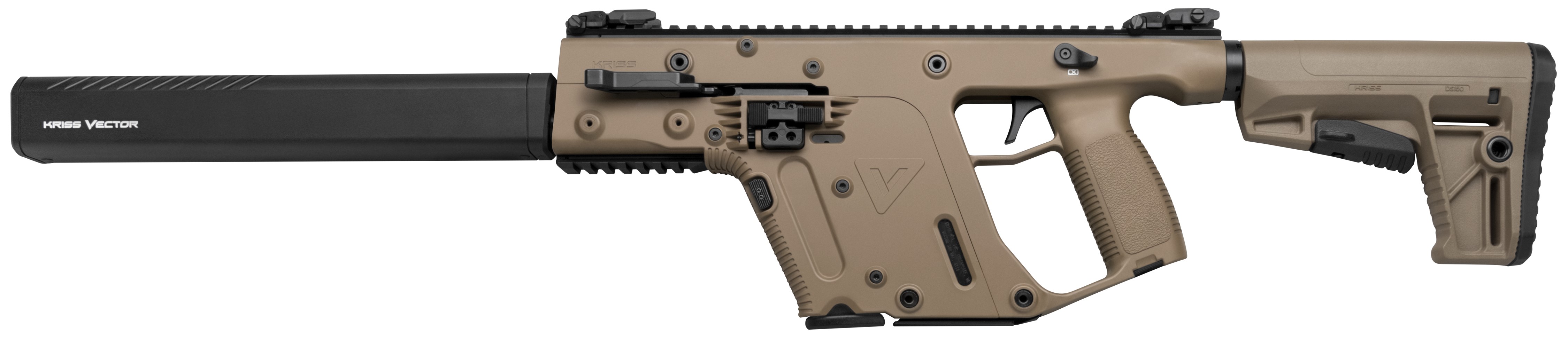 Kriss Vector CRB 45 ACP 16 Inch 10 Rounds Flat Dark Earth