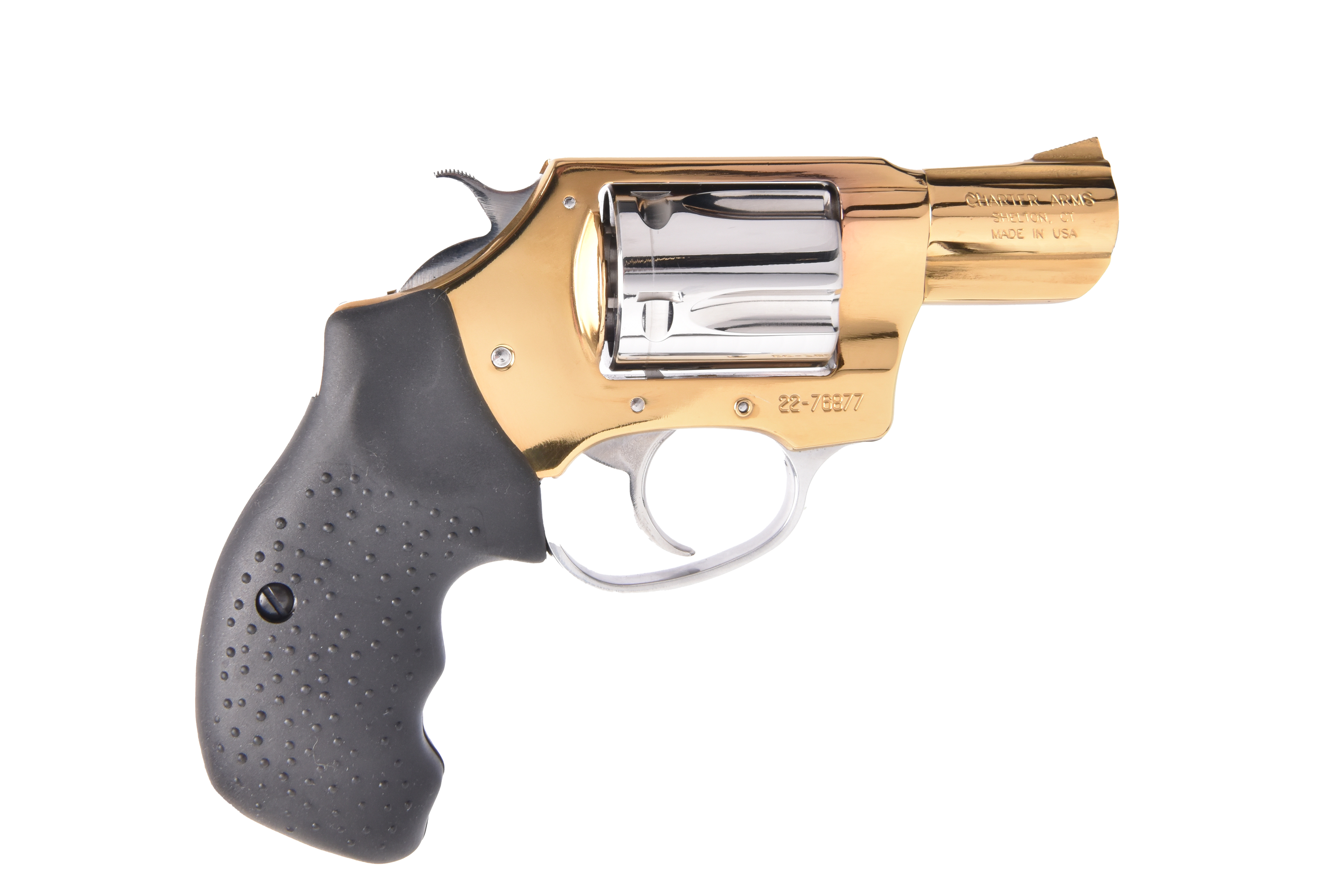 Charter Arms Gold .38 Special 2 Inch 5 Rounds Hi-Polish Revolver