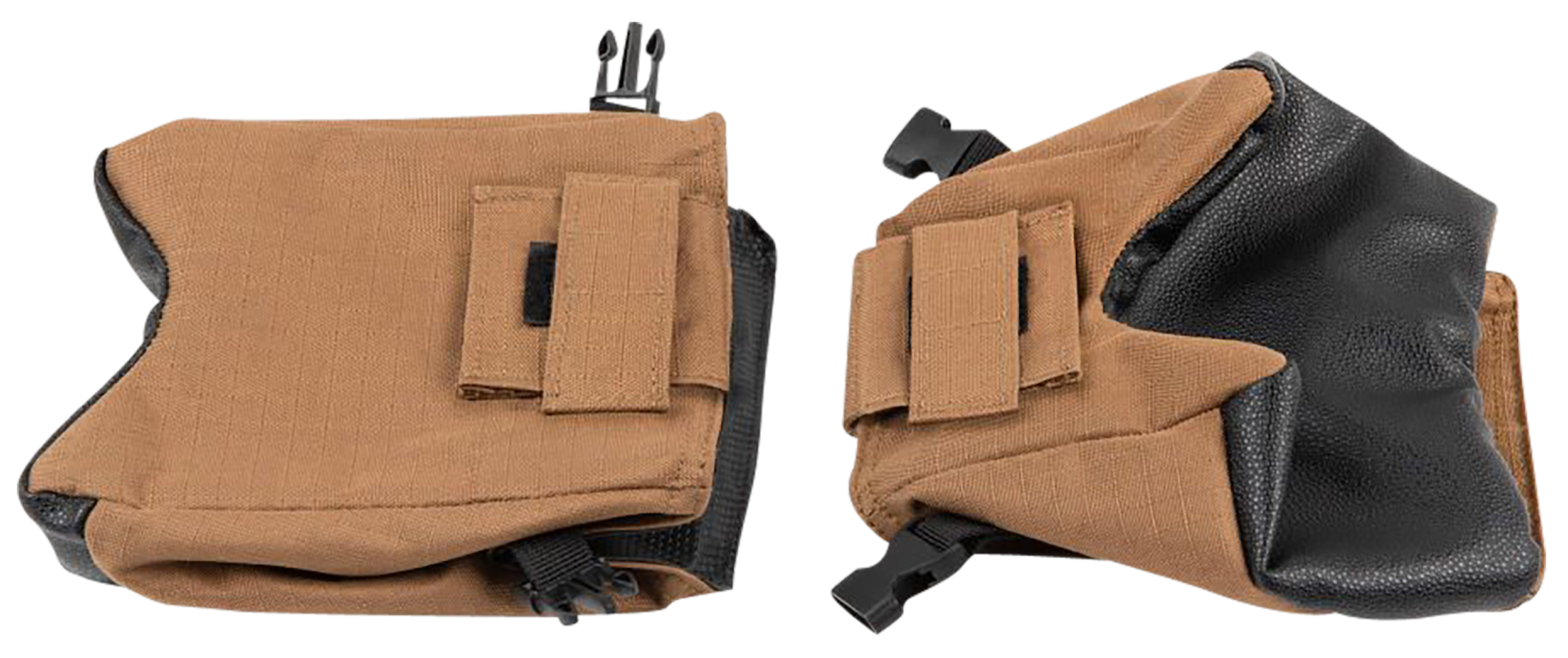 Allen 18419 X-Focus Unfilled Front/Rear Shooting Bag Combo Tan/Black 600D Polyester
