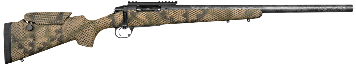 Proof Research 135631 Tundra TI 300 Win Mag 4+1 20" Threaded Carbon Fiber Wrapped, Black Titanium Action, TFDE Fixed w/Adjustable Cheek Rest Stock, TriggerTech Trigger