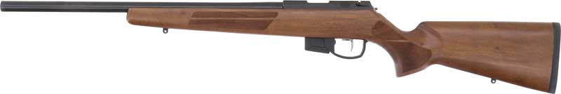 Anschutz 1761 HB 22 Long Rifle, 20in. Barrel, 5rd, Wood Stock & 2-Stage Trigger - Black (NPN: 15610)