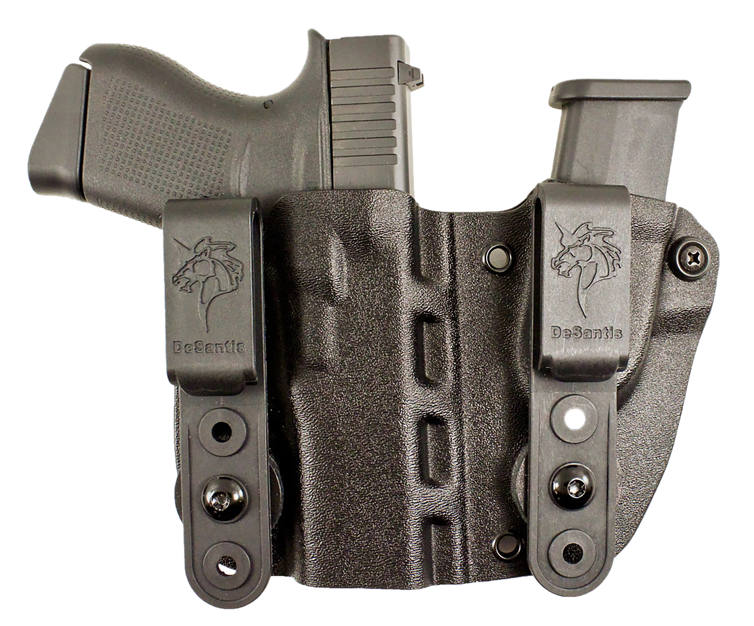 DeSantis Gunhide 160KA8HZ0 Hidden Truth  IWB Black Kydex Belt Clip Fits Sig P250 Compact/P320 Compact/P320X Compact Right Hand