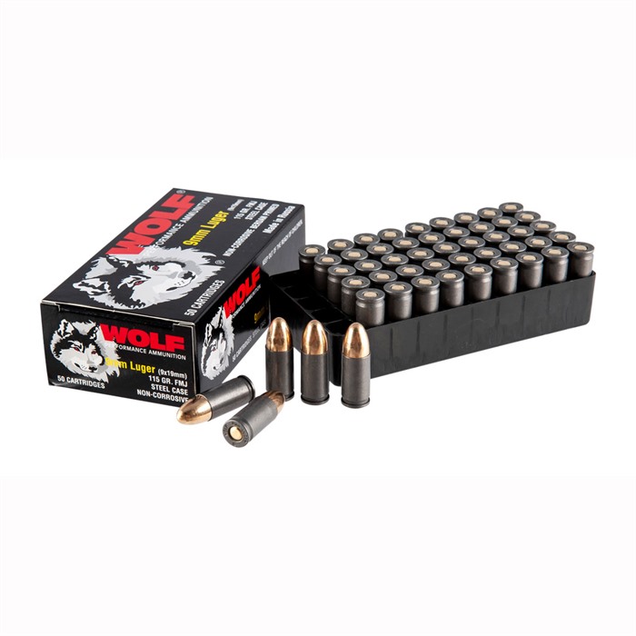 9MM LUGER 115GR FULL METAL JACKET 50/BOX