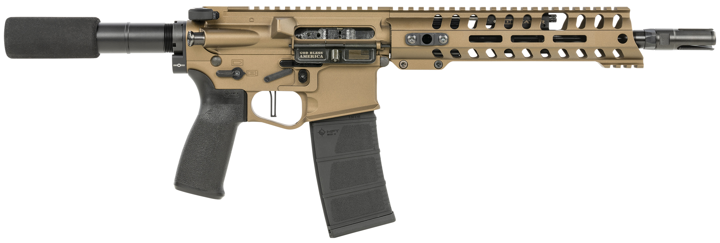 Patriot Ordnance Factory Renegade 300 AAC Blackout 10.5" 30+1 Burnt Bronze
