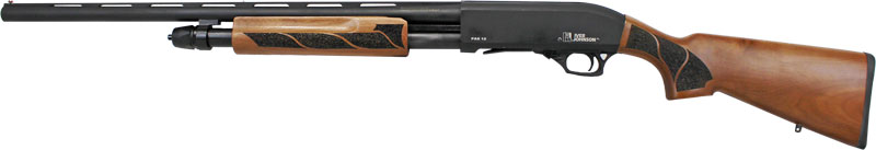 Iver Johnson PAS20 20GA, 28in. Barrel, 5rd, Wood Stock & Forend - Black (PAS20WOOD28)