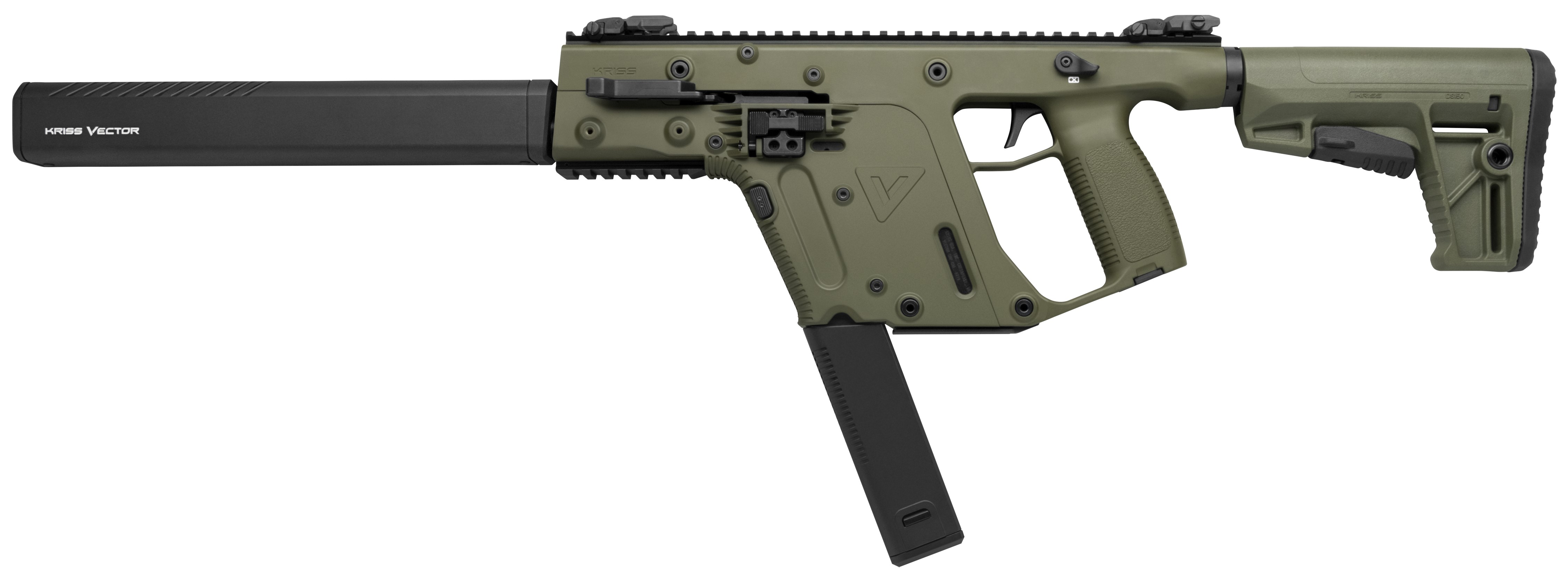 Kriss Vector CRB Gen 2 9mm Luger 16in 40rd OD Green