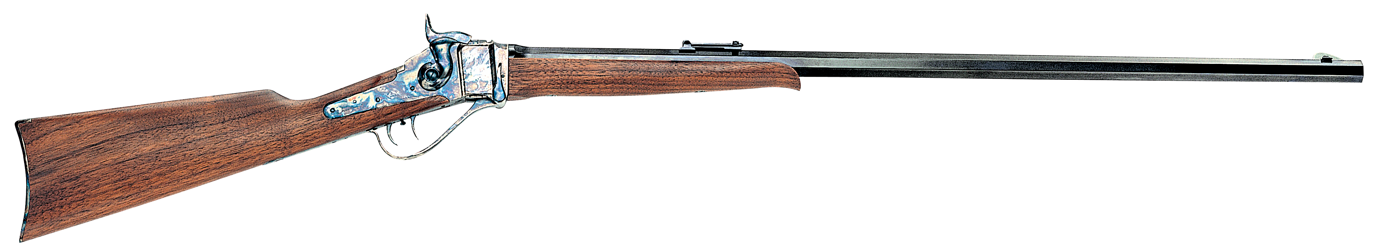 Taylors & Company 220008 1874 Sharps Sporting 45-70 Gov Caliber with 1rd Capacity, 32" Blued Barrel, Color Case Hardened Metal Finish & Walnut Stock (Full Size)