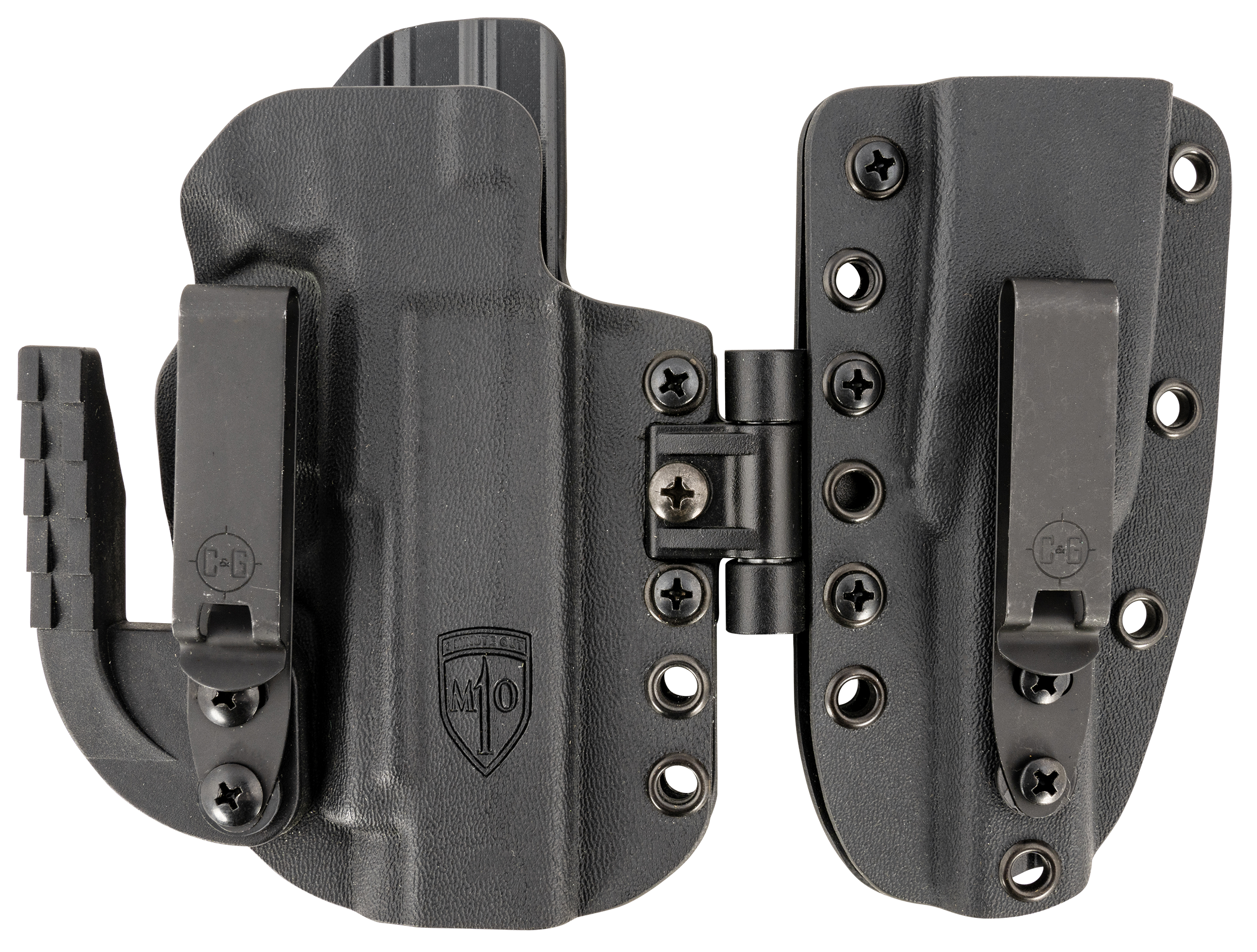 C&G Holsters 0384100 MOD 1 Holster System IWB Black Kydex Belt Clip Fits Sig P365 XL