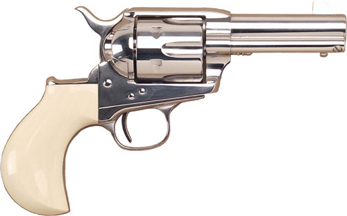 Cimarron Firearms Doc Holliday 45 Long Colt 3.5 inch 6 Round Stainless Ivory Grips
