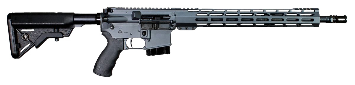 Alexander Arms Tactical 6.5 Grendel, 16in. Barrel, 10rd, Black B5 Bravo Stock & Ergo Grip - Gray (NPN: RTA65SG)