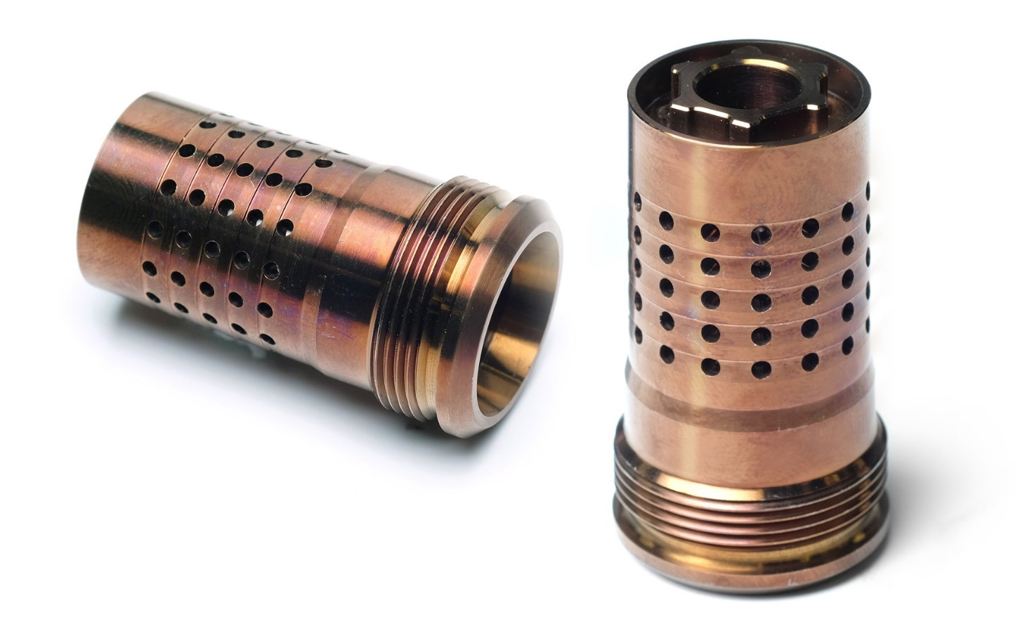 Q LLC Cherry Bomb Muzzle Brake M13.5X1LH Compatible with Rifle Parts