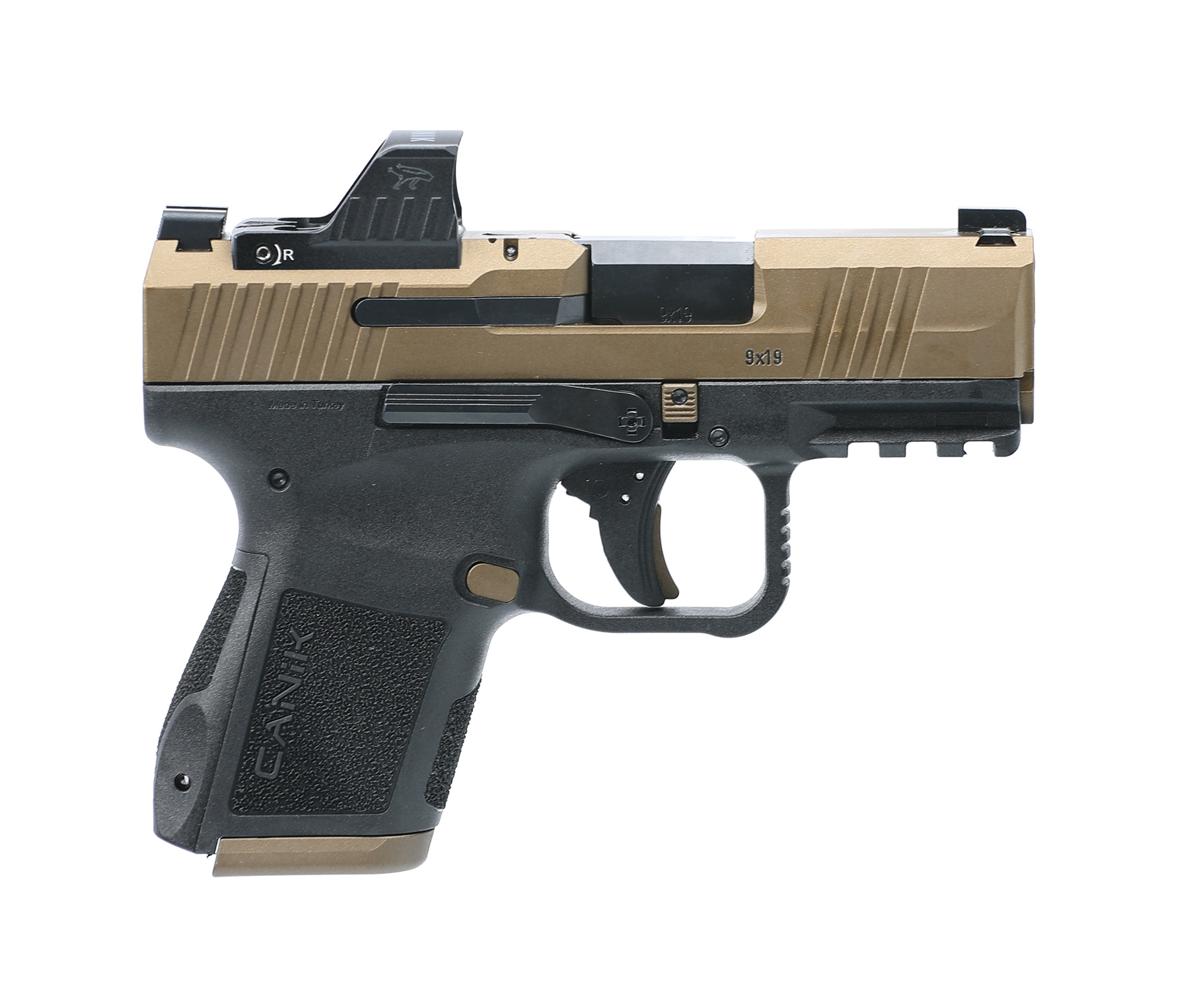 Canik Mete MC9 9mm Luger 3.18in 15rd Bronze Slide Gray Frame