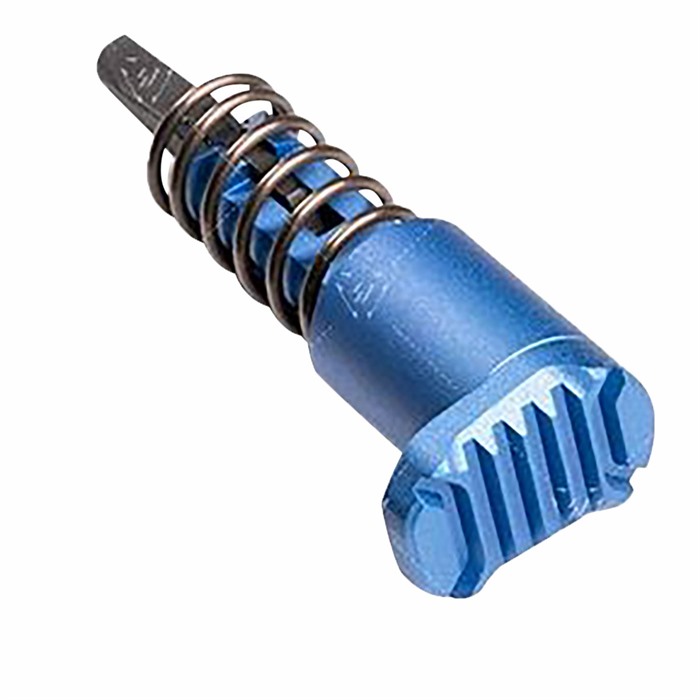 Strike Industries AR-15 Extended Forward Assist Lightweight Low Profile Blue