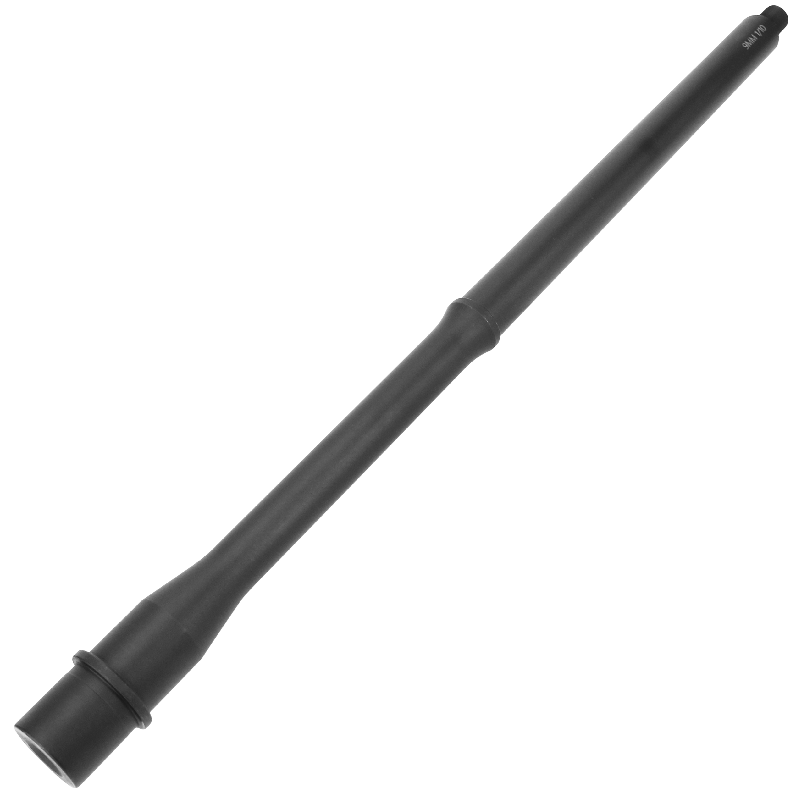 TacFire Bar9mm16bn Ar Barrel 16in 9mm Nato Nitride 1:10 Threaded for Ar-15