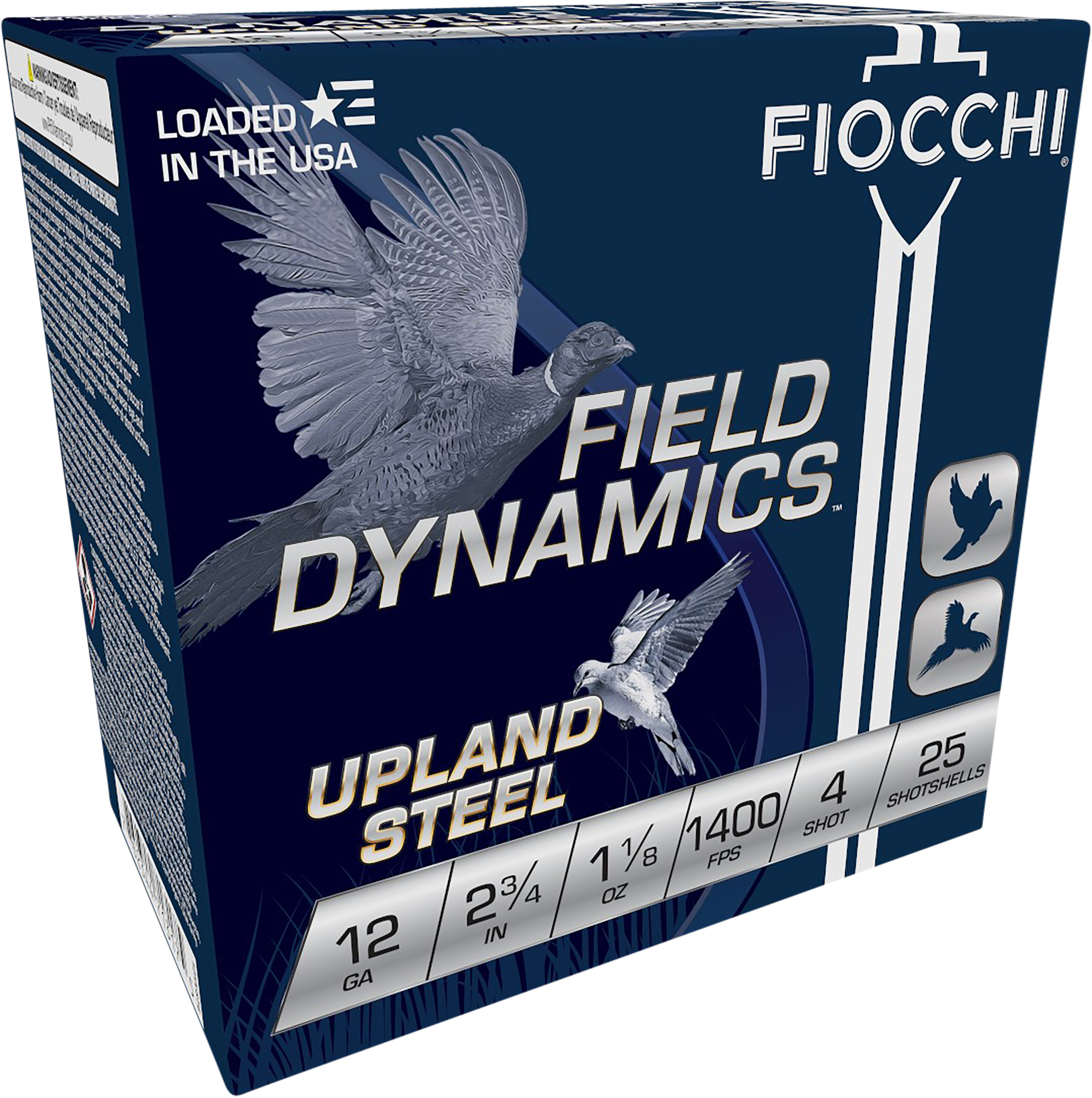 Fiocchi Field Dynamics 12 Gauge Shot 1-1/8 oz 25 Rounds
