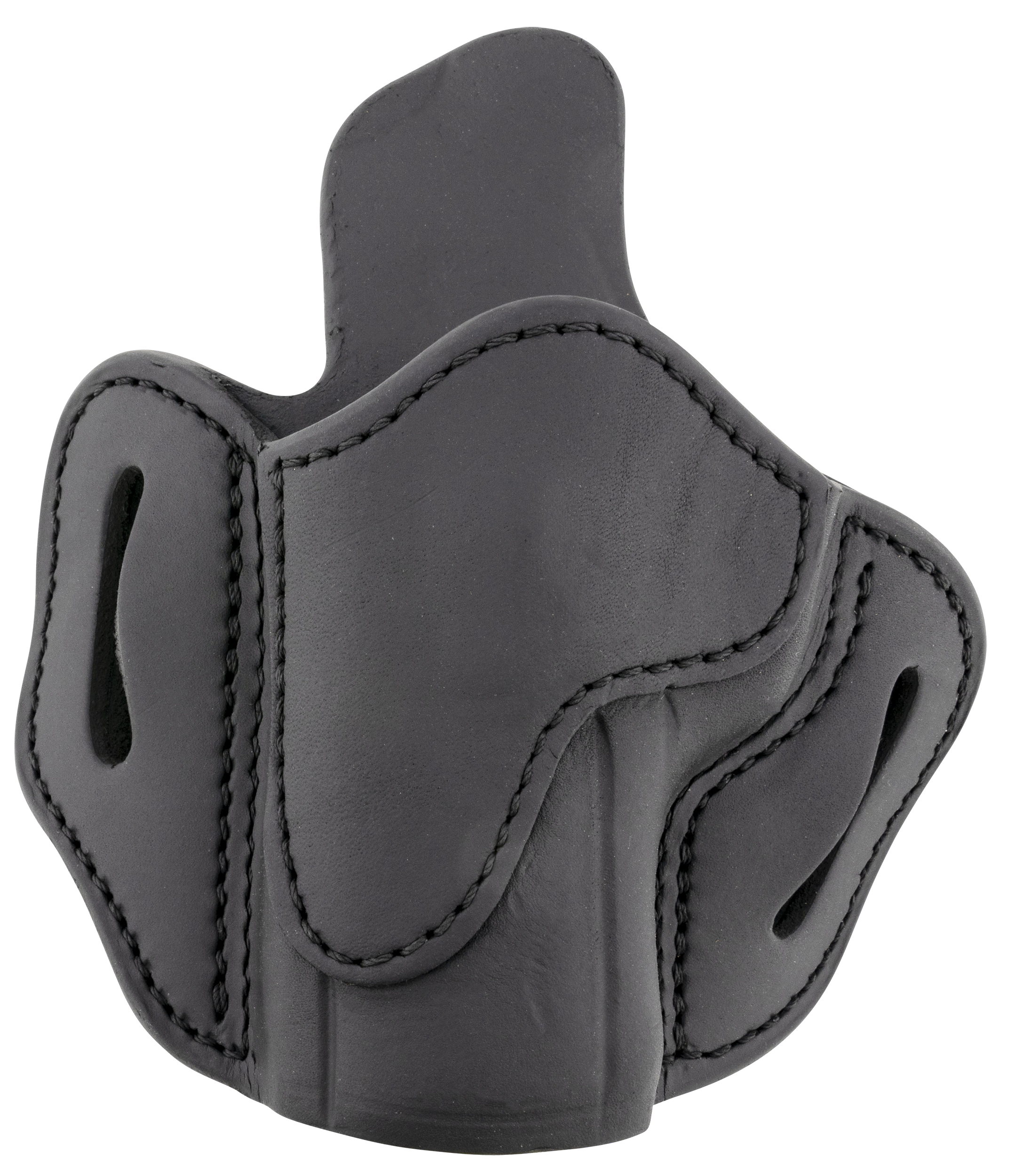 1791 Gunleather ORBH24SSBLL BH2.4S Optic Ready OWB Size 2.4S Stealth Black Leather Belt Slide Fits FN 509/HK VP9SK