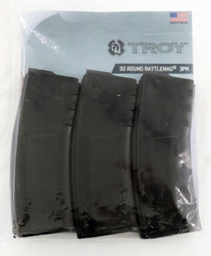Troy Battlemag AR-15 Magazines 30rd .223 Rem 5.56mm Polymer 3 Pack