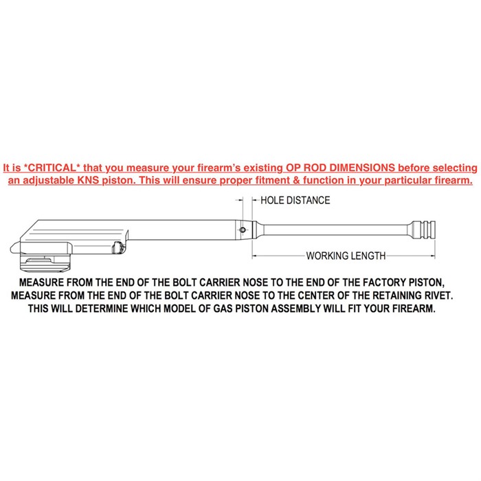 KNS Precision Adjustable Gas Piston System SLR 107UR for AK Platform