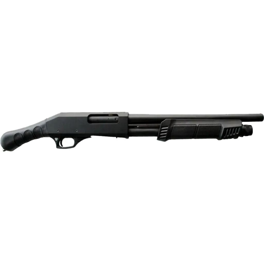 Citadel Boss Titlewave Pump, 12GA, 14.75in. Barrel, 4rd, Black synth. bird's head grip - Black (CBTW1214)