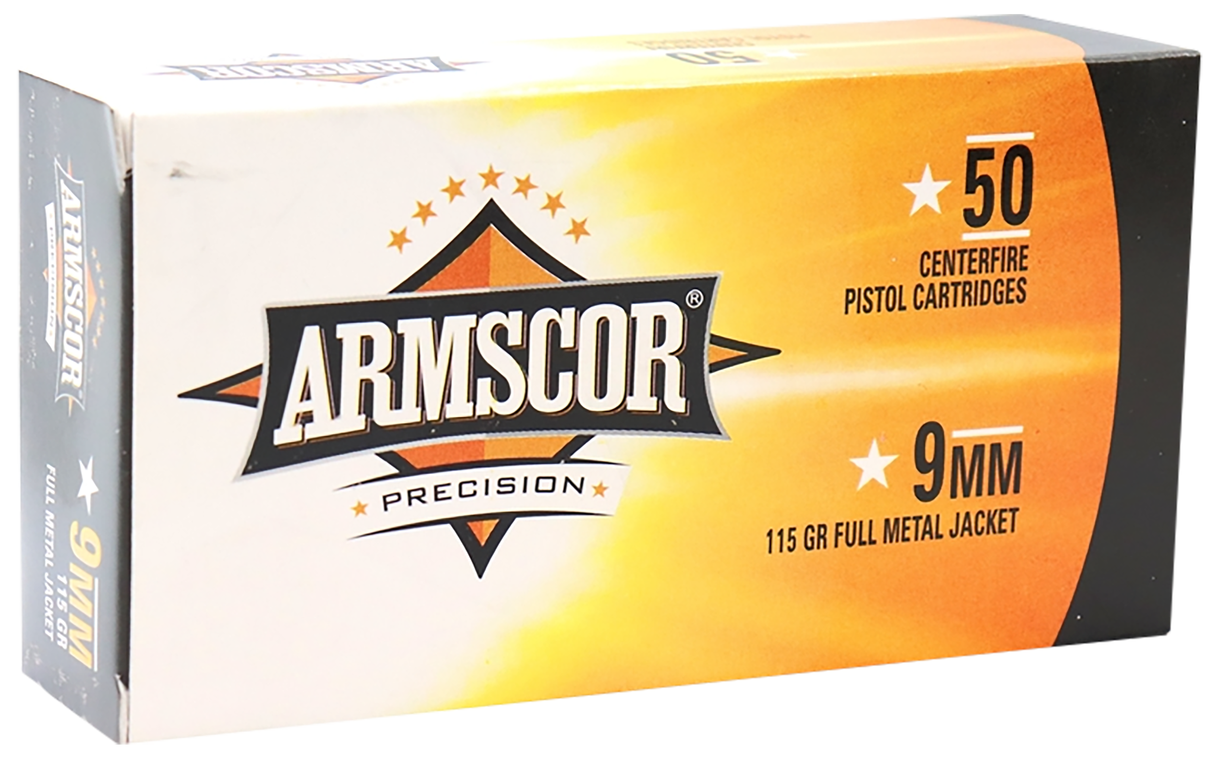 Armscor 50043PH 9mm Luger Full Metal Jacket 115 Grain 50 Rounds