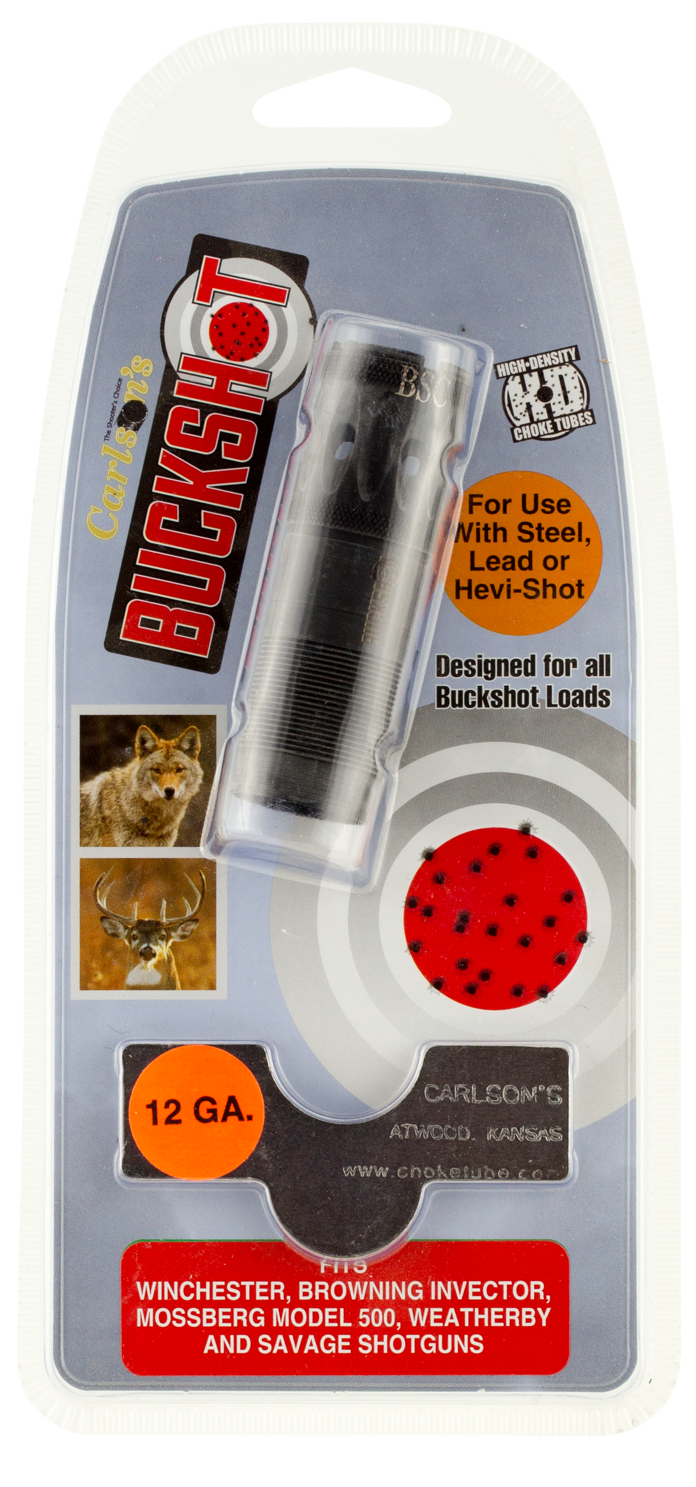 Carlson's Buckshot Invector Winchester 12 Gauge Ported Extended Choke .700 17-4