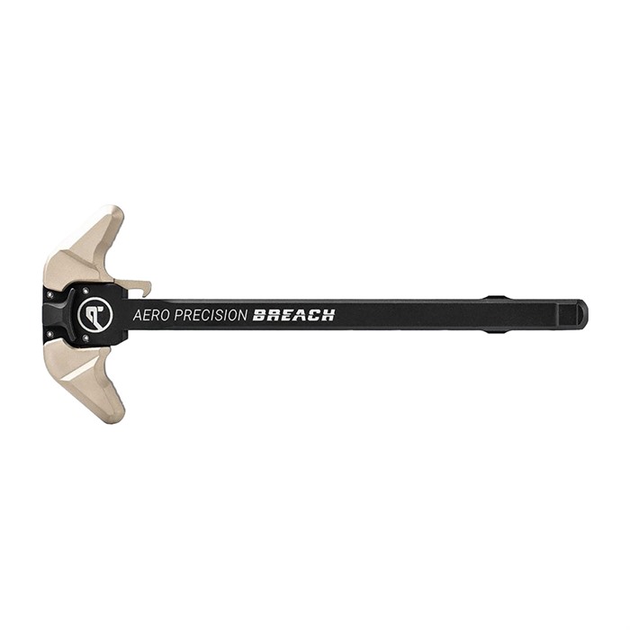 Aero Precision AR-15 Breach Ambidextrous Charging Handle Large Lever Tan
