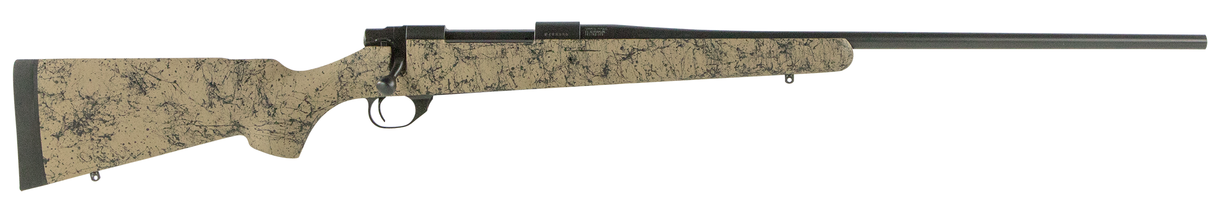 Howa HHS63702 M1500 HS Precision 7mm Rem Mag 3+1 24" Barrel, Black Metal Finish & Tan Black Webbed Fixed HS Precision Stock