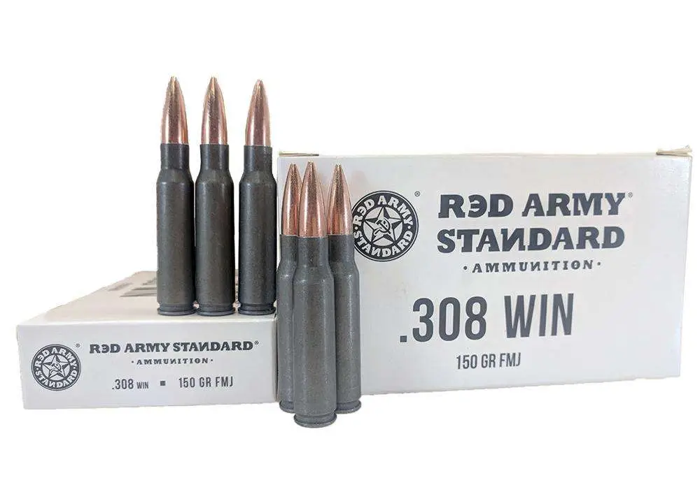 RED ARMY 308WIN 150GR FMJ 20/BX