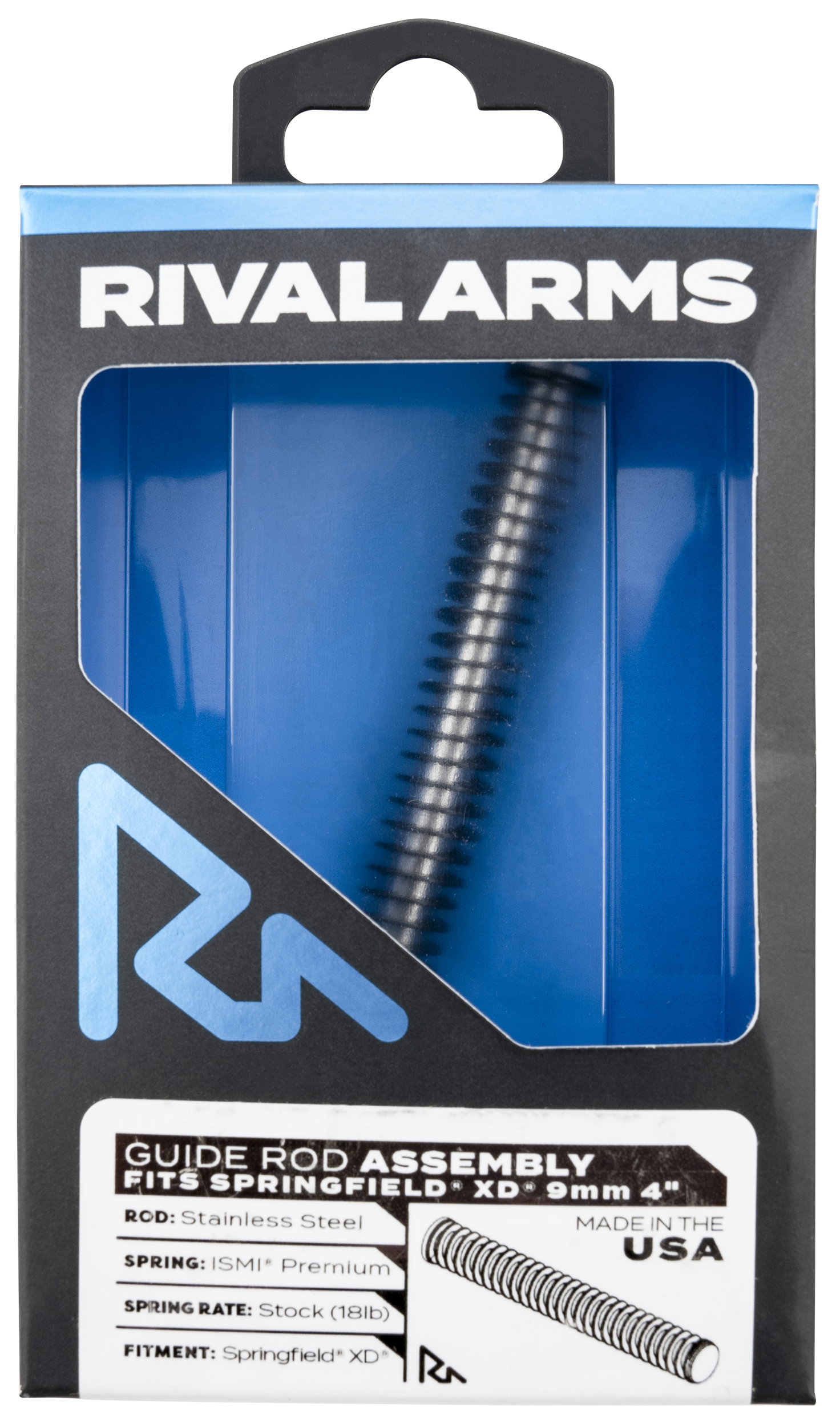 Rival Arms Rara50A101S Stainless Steel Guide Rod Assembly for Springfield XD-9