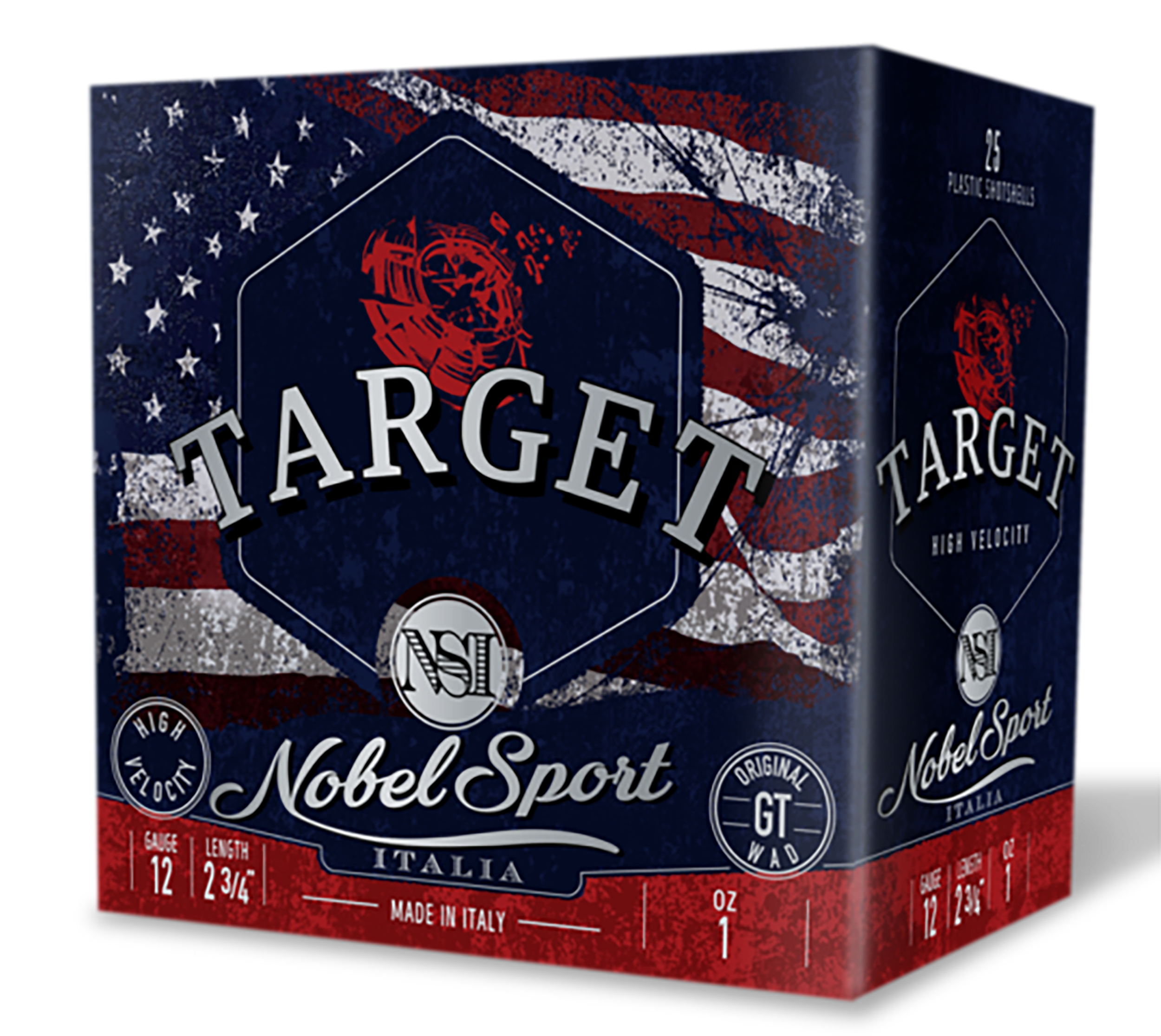 Nobel/eurosports Llc ANS121FSC75 Target  12Gauge 2.75" 1oz 7.5Shot 25 Rounds