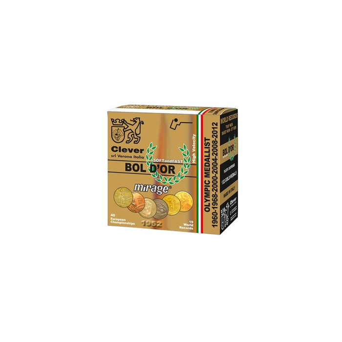 CLEVER MIRAGE BOL D'OR 12GA 2-3/4DR 1OZ #8 250/CASE