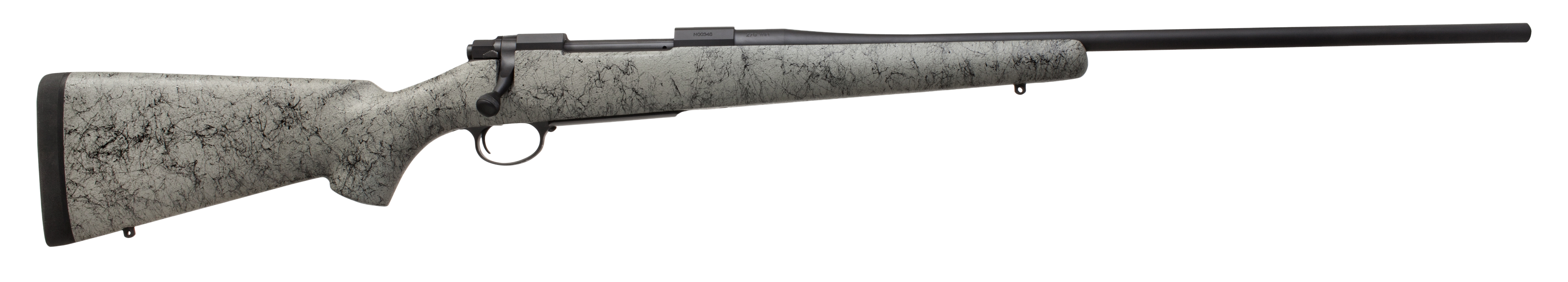 Nosler M48 Liberty 6.5 Creedmoor 24 inch 4 Graphite Cerakote Gray Webbed Stock