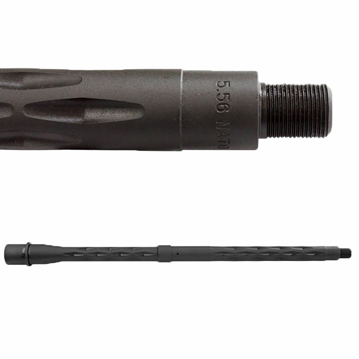 Yankee Hill Machine AR-15 16.5'' Threaded Fluted Barrel 1-8 Twist Melonite QPQ