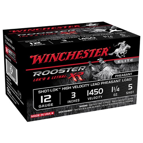 Winchester, Rooster Xr, 12 Gauge, Shot Size 5, 547 Grain, 10 Rounds