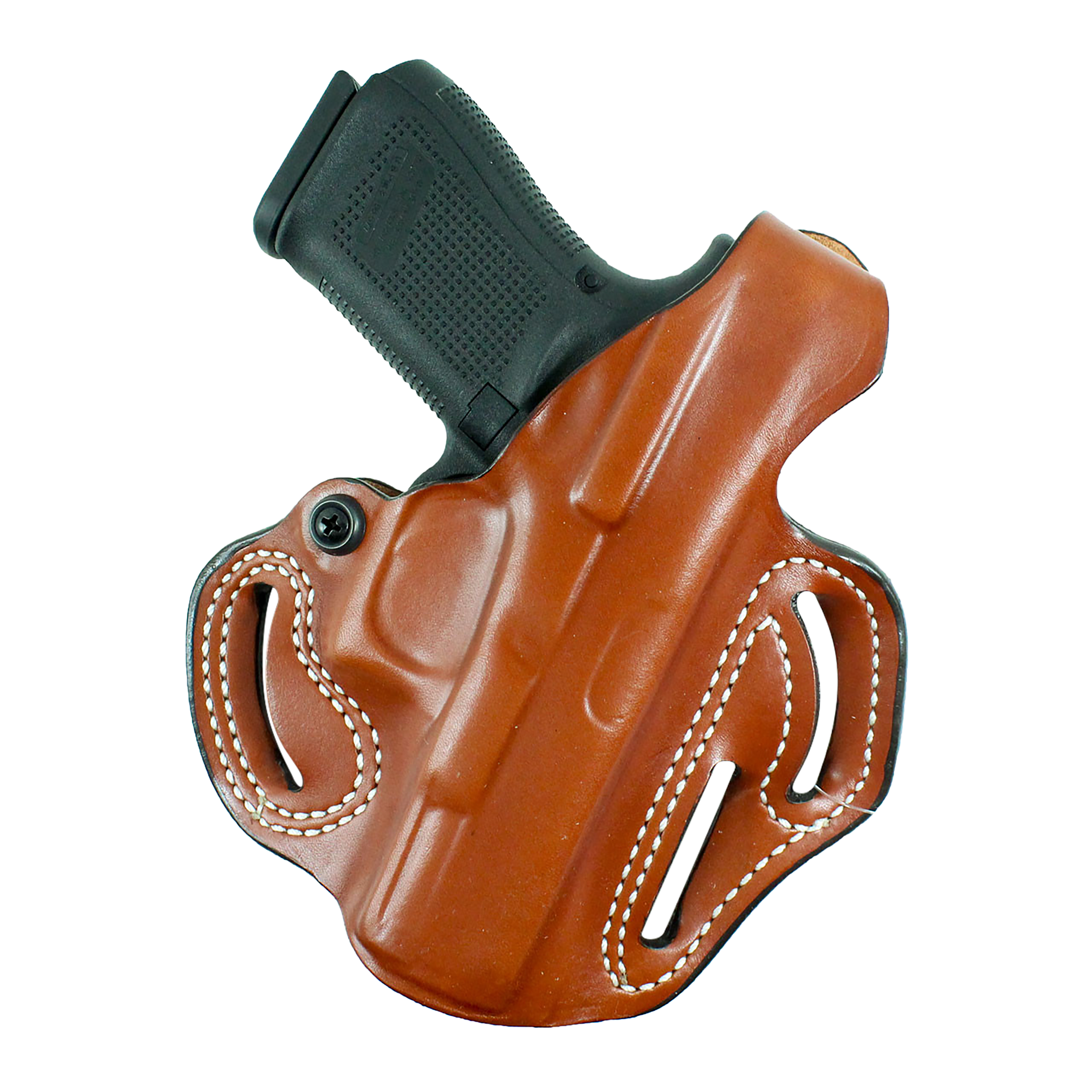 DeSantis Gunhide 001TA2XZ0 Thumb Break Scabbard OWB Tan Leather Belt Slide Fits Sig P365-XMACRO Right Hand