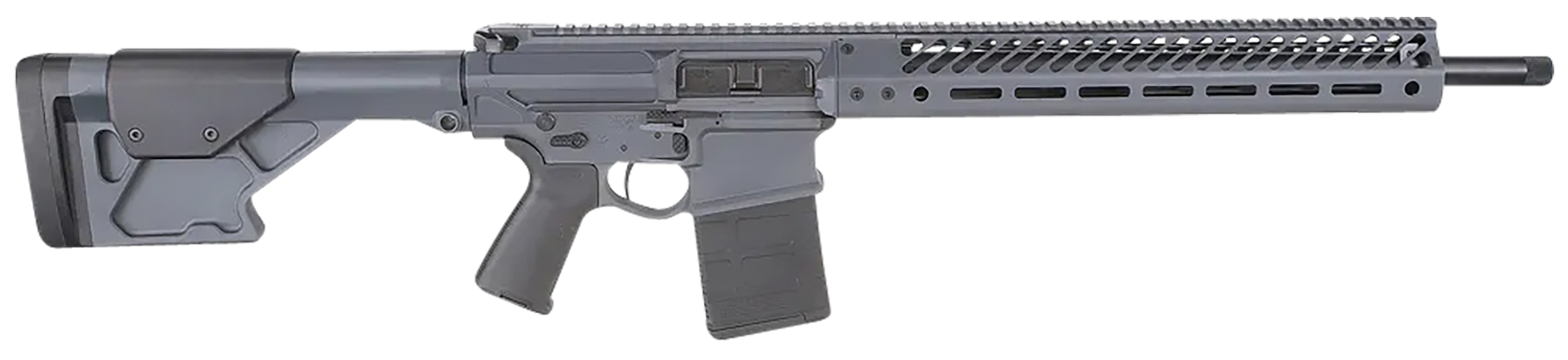 Seekins Precision 0011310010SGY SP10  308 Win 18" 20+1, Sniper Gray, ProComp 10x Stock, Black Magpul Grip, ATC Compensator