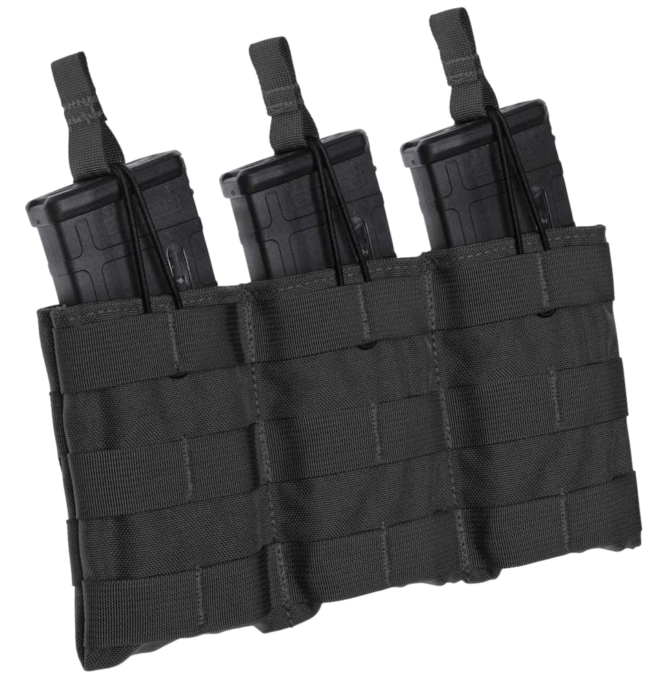 Tacshield T3608BK Speed Load Triple Pistol Triple Black 1000D Nylon