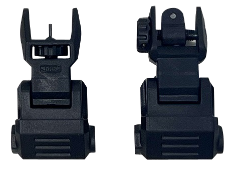 NcStar VG166 Picatinny Low Profile Front Rear Sight Set AR-15 Polymer