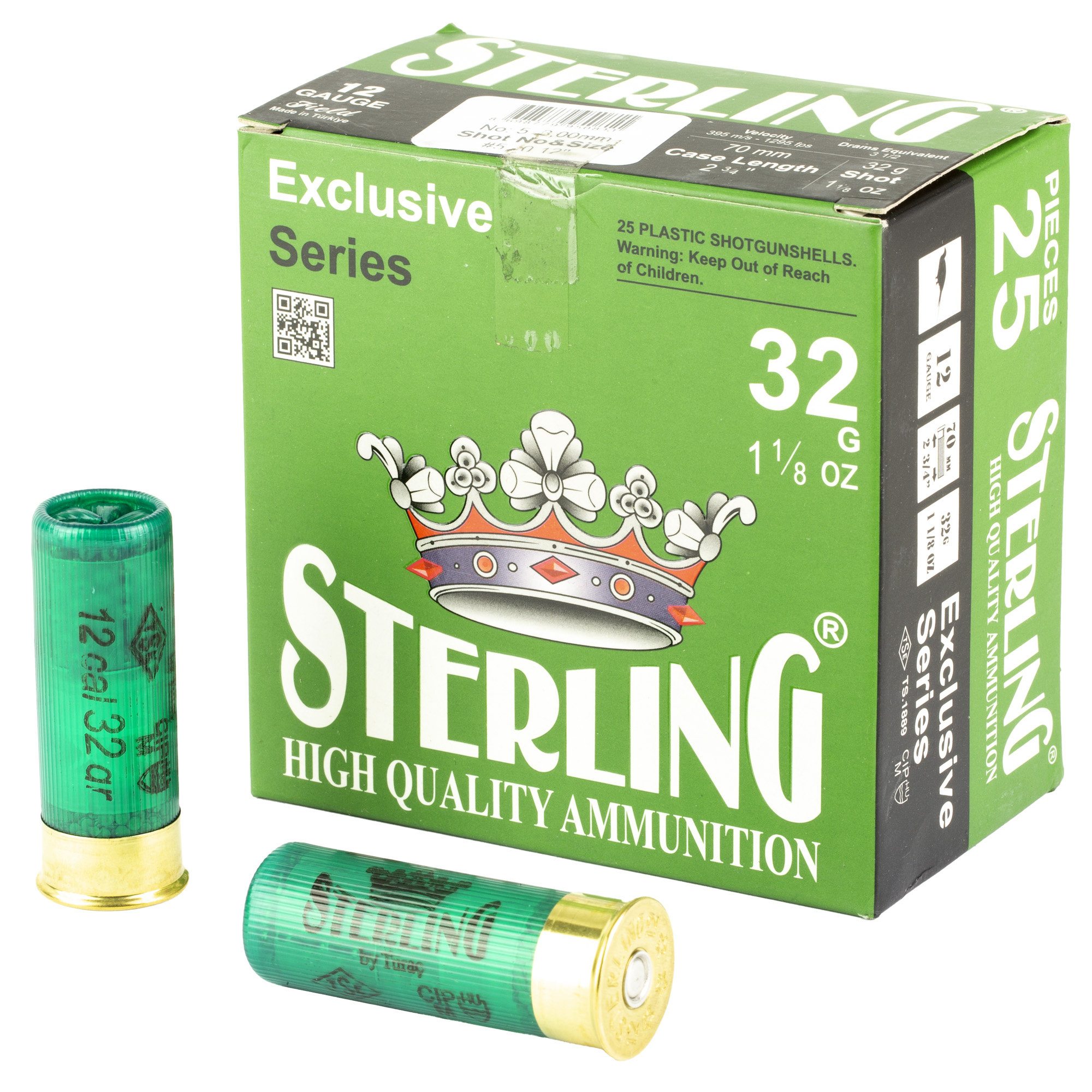 STERLING EXCLSV 12GA 2.75" #5 25 Rounds - 8698779950811