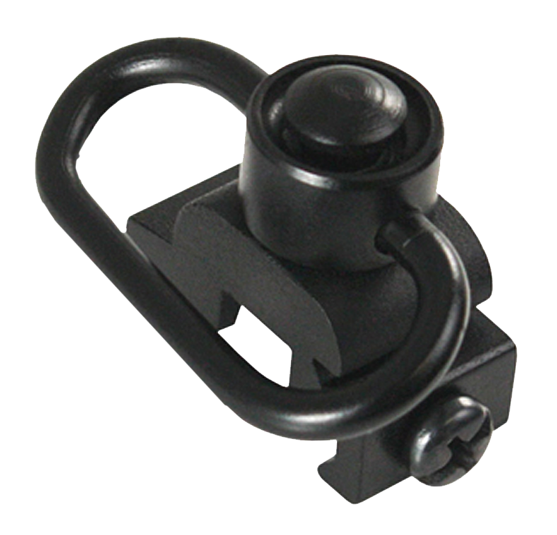 Aim Sports MT030 Sling Rail Mount  Black Anodized 1.41" Quick Detach w/Push Button Aluminum Picatinny/Weaver