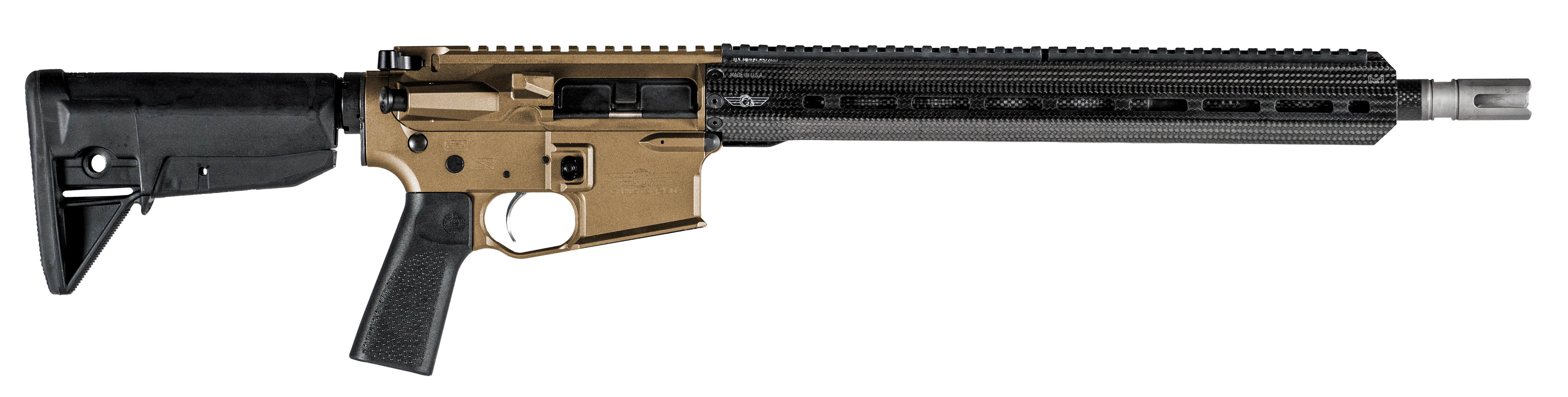 Christensen Arms 8010901703 CA-15 G2 *CA Compliant 223 Wylde 10+1 16" Barrel, Burnt Bronze Cerakote Metal Finish, Black Adjustable BCM Gunfighter Stock, Black Polymer Grip