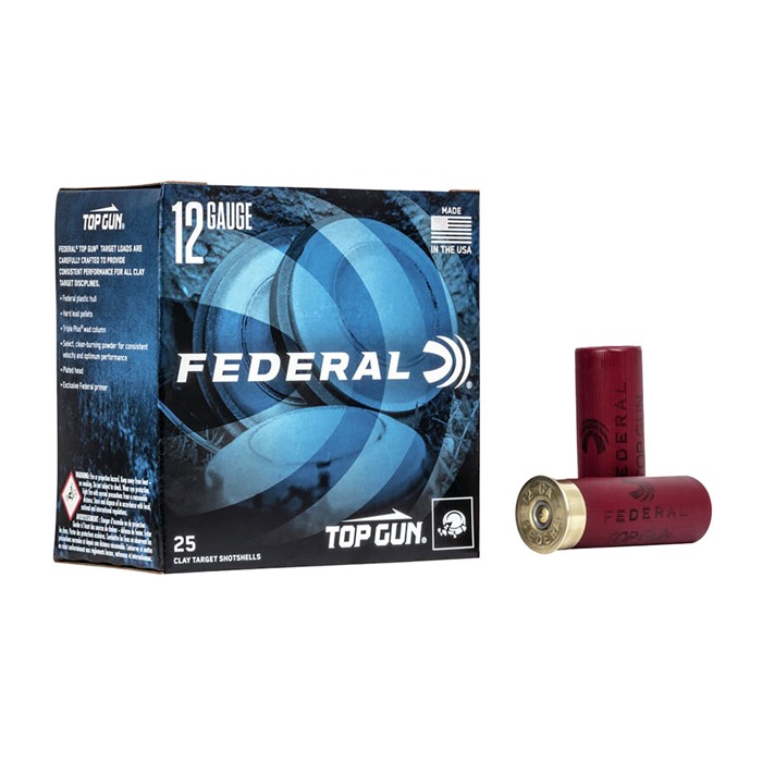 Federal Top Gun 12 Gauge 1 oz #8 Shot 1250 FPS 25 Rounds