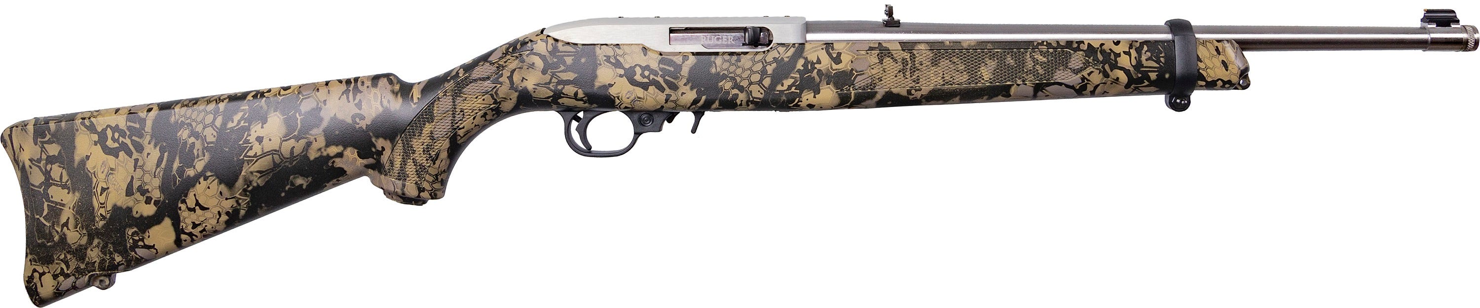 Ruger 10/22 Nox 22 Long Rifle 16.12 Inch 10 Rounds Stainless Steel Camo