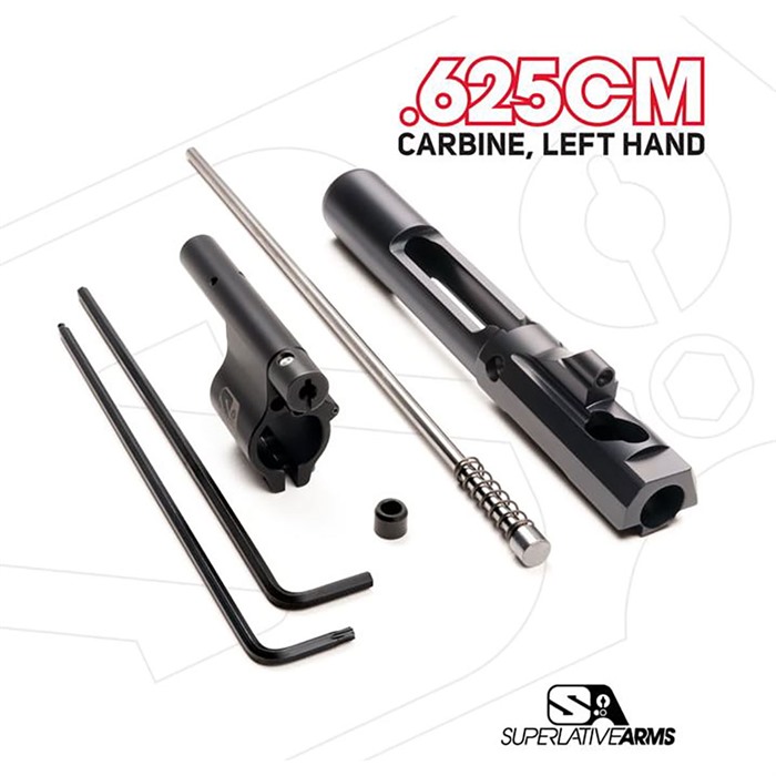 Superlative Arms Ar-15 Adjustable Piston System Carbine 0.625 Gas Block Clamp-On